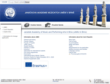 Tablet Screenshot of english.jamu.cz