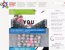 Tablet Screenshot of divadlonaorli.jamu.cz