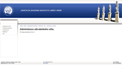Desktop Screenshot of admin.jamu.cz