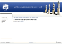 Tablet Screenshot of admin.jamu.cz